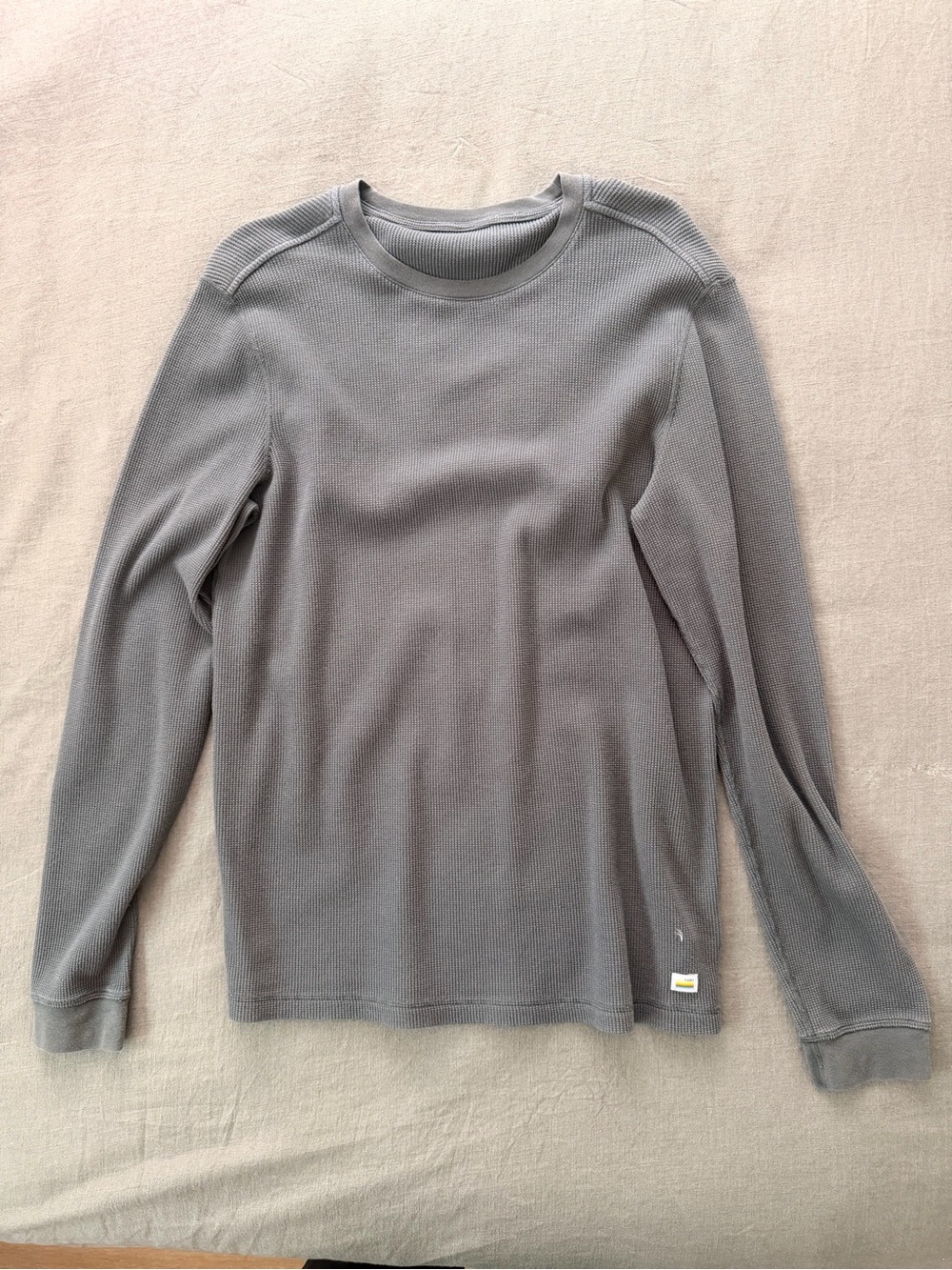 Vuori waffle crew in grey